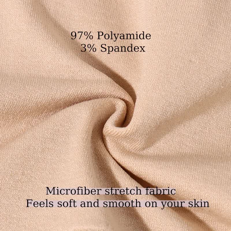 L Gray 3-Pack High-Waist Microfiber Shaping Briefs - Seamless Full-Coverage Tummy Control Panties