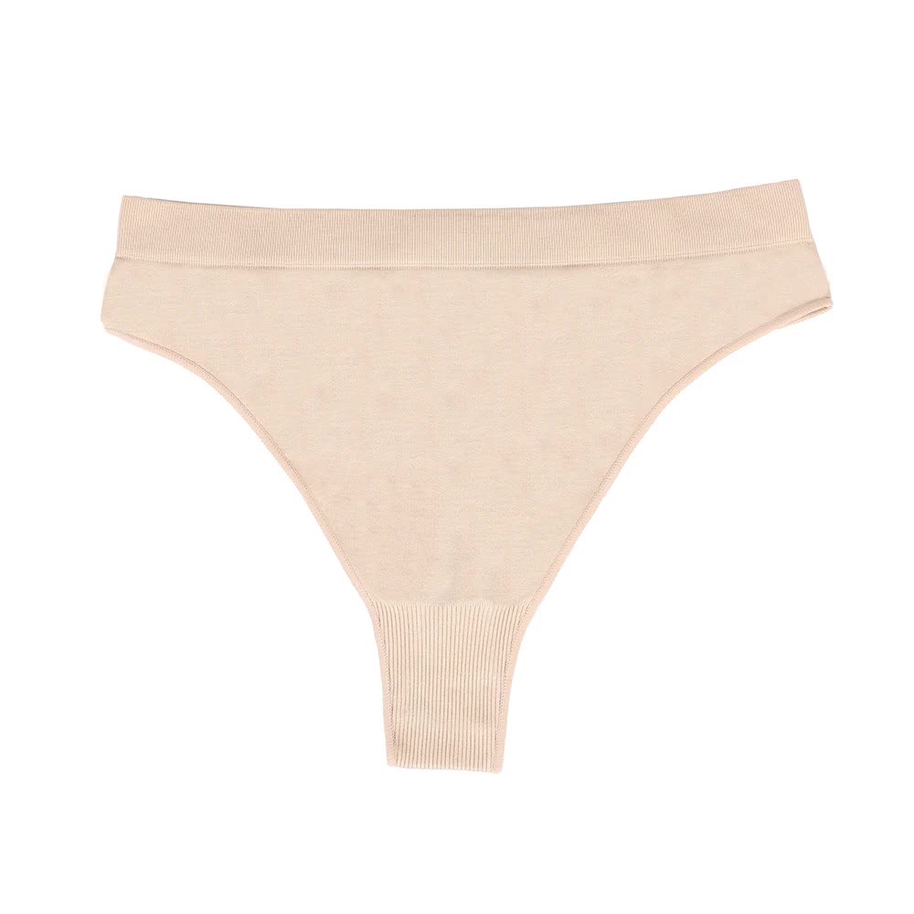 Size M Skin Comfortable  High-Waisted Thong Underwear - 3-Pack for Everyday Comfort