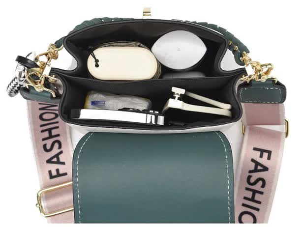 khaki Stylish Korean Minimalist Crossbody Bag - Elegant Small Square Shoulder Bag with Phone Pocket