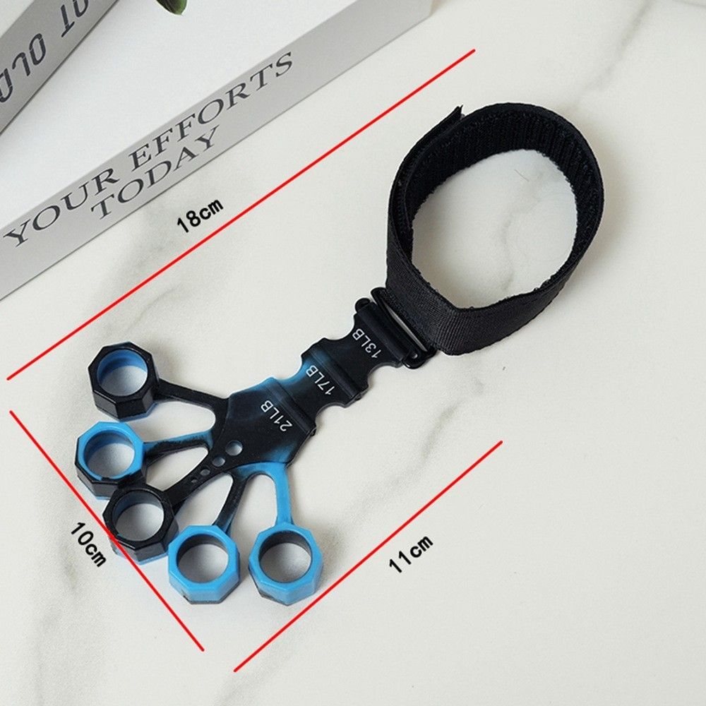 10 pcs Black Finger Exerciser and Hand Strengthener - Adjustable Silicone Grip Strength Trainer for Physical Therapy, Athletes and Musicians - 13LB to 21LB Resistance Levels