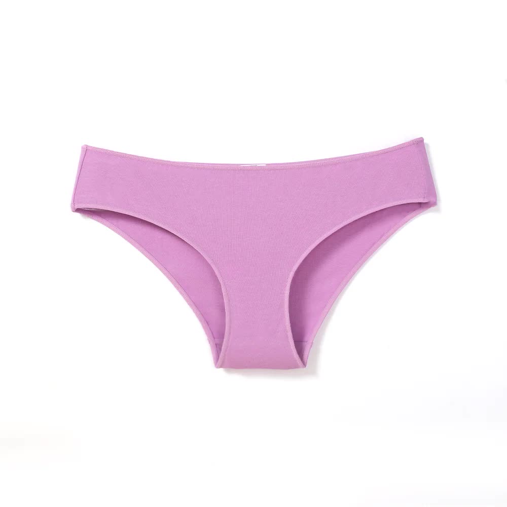 Comfortable Cotton Low-Waist Underwear, Breathable and Soft, Set of 6 Colors size M