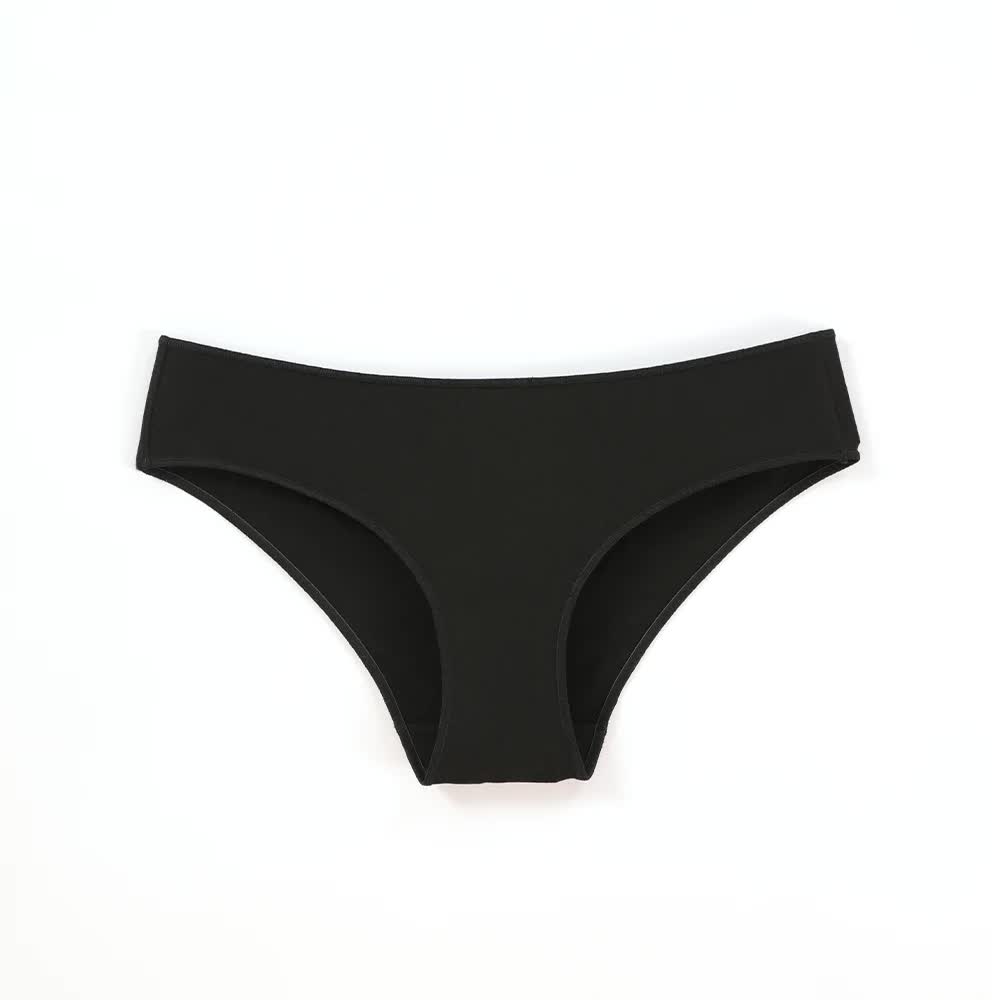 Comfortable Cotton Low-Waist Underwear, Breathable and Soft, Set of 6 Colors size L