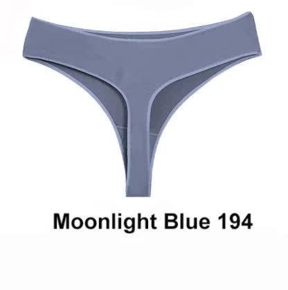 3 pcs Women's Low Waist Cotton Sexy Thong Underwear size L