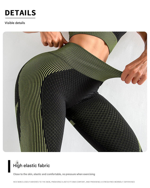 Pink High Waist Yoga Set for Women - Sports Bra, Long Sleeve Shirt & Leggings 3-Piece Workout Set Size XXXXL