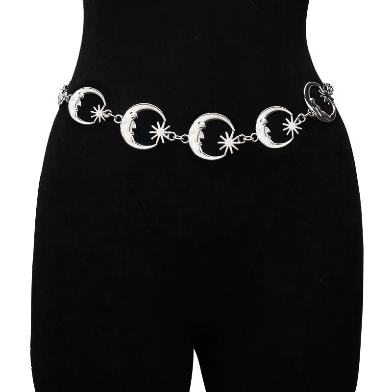 2 PCS (Style 4)Statement Body Chain Belt - Women's Sun Flower Waist Jewelry