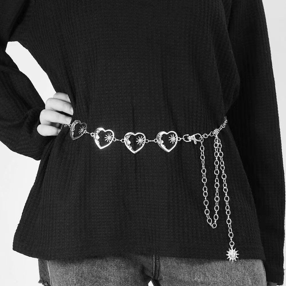 2 PCS (Style 5)Statement Body Chain Belt - Women's Sun Flower Waist Jewelry