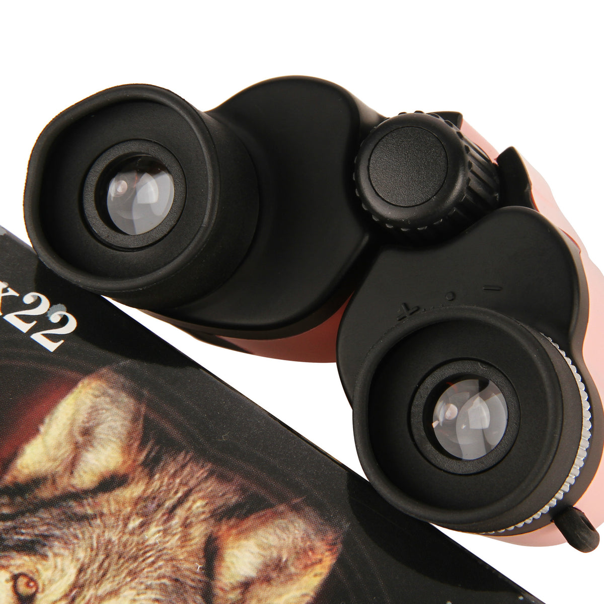 Purple 10x22 Compact Binoculars for Adults - High Definition Lightweight Telescope for Hiking, Travel, and Concerts
