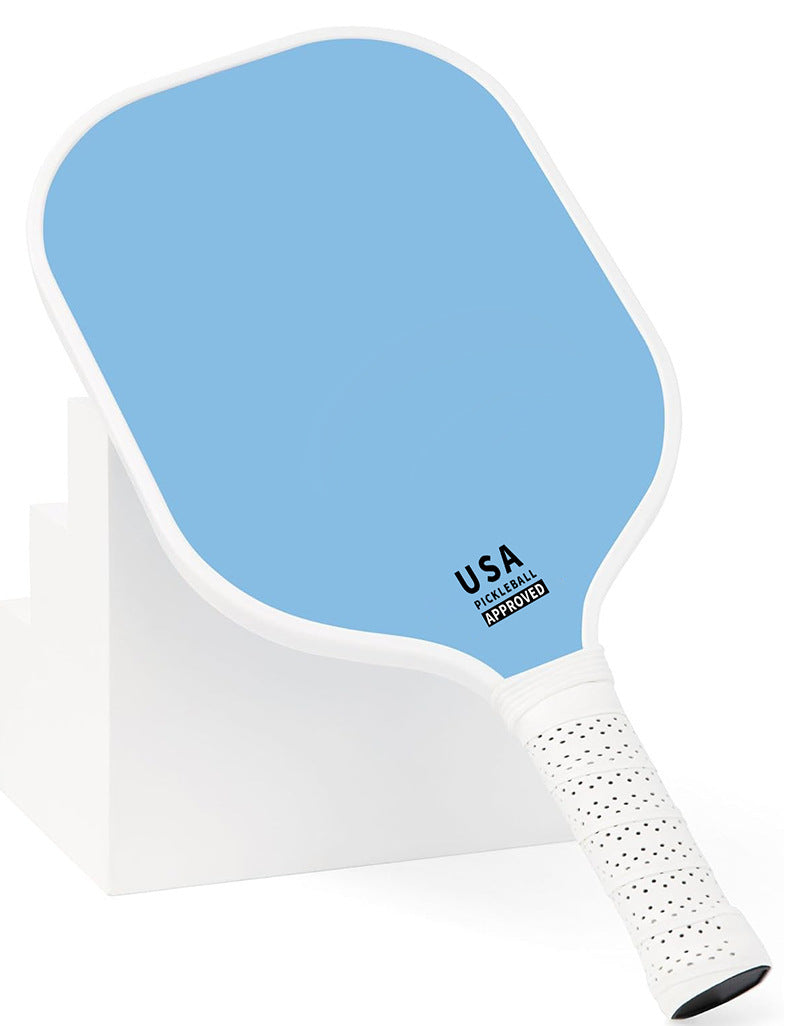 Red Fiberglass Pickleball Paddle - Lightweight 215g with Anti-Slip TPU Grip for Outdoor Sports