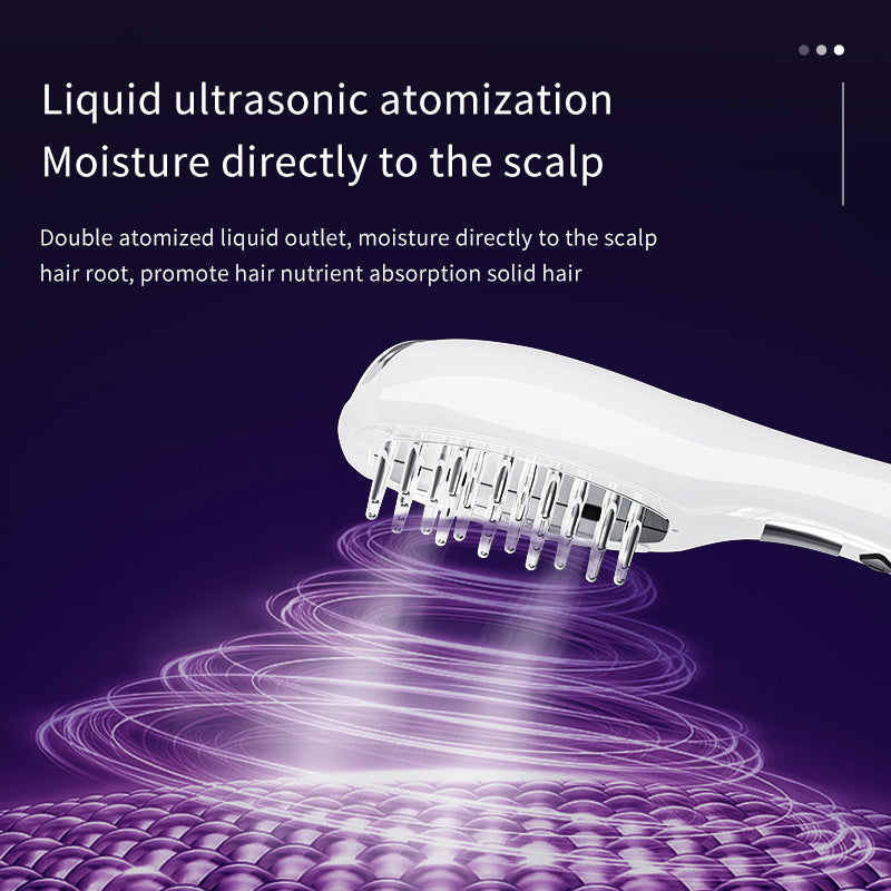 Revitalizing LED Hair Growth Comb: EMS Microcurrent, Red & Blue Light Therapy, Scalp Massager