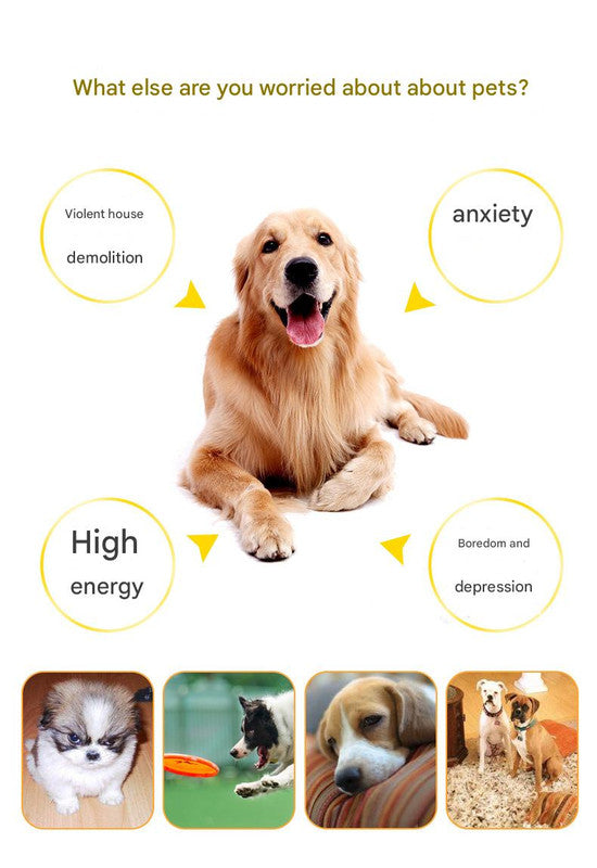 Rubber Snuffle Ball for Pets,Interactive Hollow Treat-Hiding Toy for Dogs and Cats(Blue)