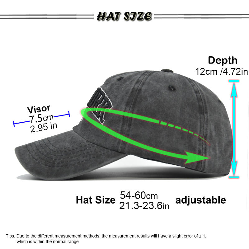 Vintage New York Est. 1625" Washed Cotton Baseball Cap - Adjustable & Unisex(black)"