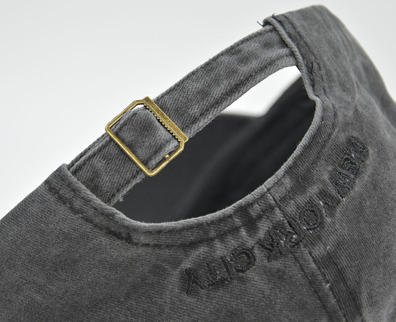 Vintage New York Est. 1625" Washed Cotton Baseball Cap - Adjustable & Unisex(Orange)"