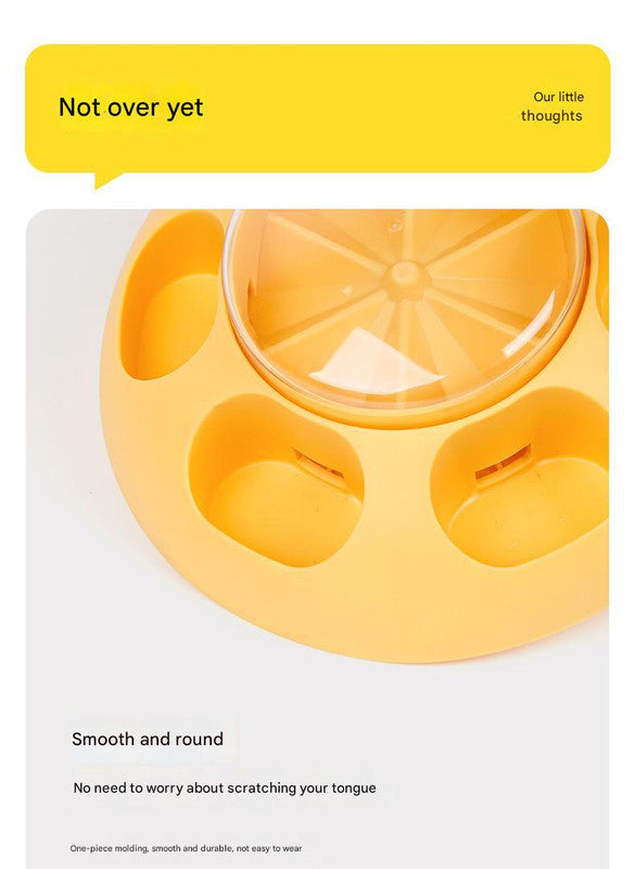 Interactive Pet Slow Feeder & Puzzle Toy - Press to Dispense Food, Improves Digestion(green)