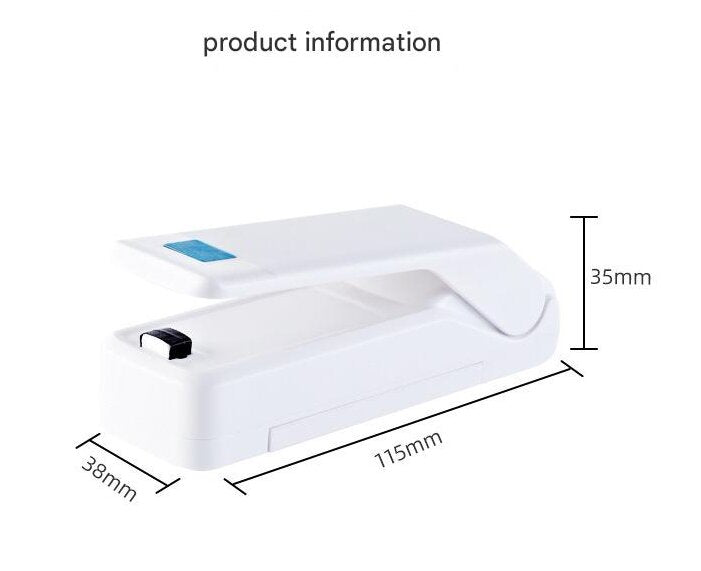Kitchen Gadget: Portable Heat Sealer - Seals Bags, Cuts, Holds Phone