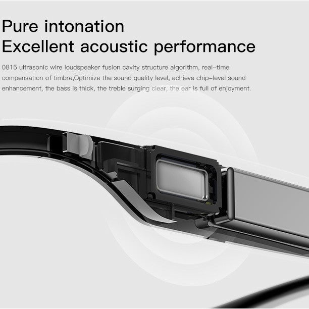 Transparent Smart Bluetooth Audio Sunglasses - Hands-Free Calls & Music Streaming Eyewear