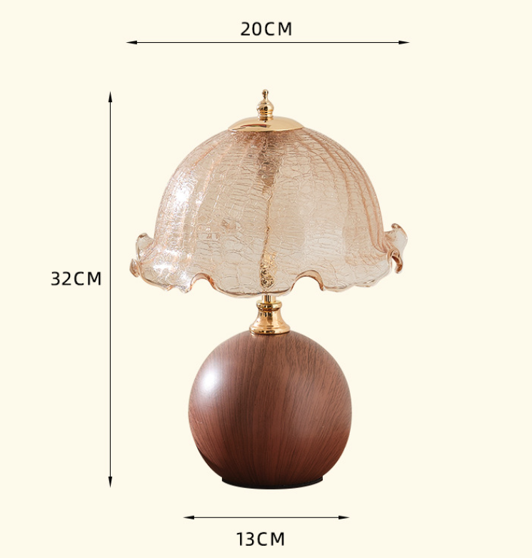 Warm Light French-Inspired Bedside Lamp - Modern Minimalist Warm Light