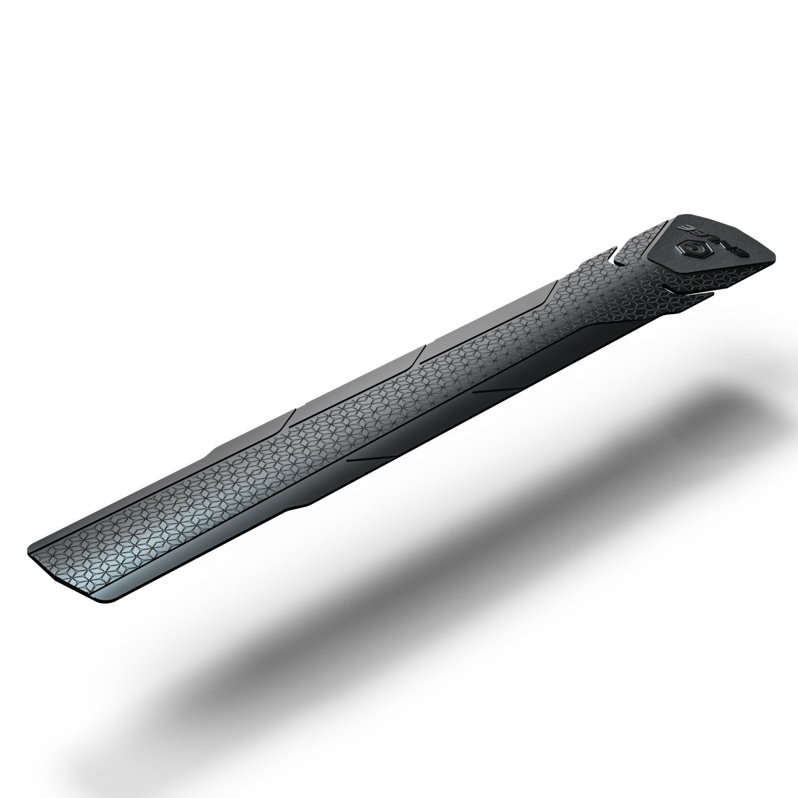 2 Pcs Black Durable Bicycle Frame Down Tube Protector Sticker  - Anti-Scratch Guard for MTB & Road Bikes