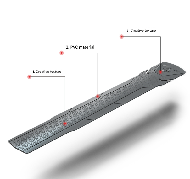 2 Pcs Black Durable Bicycle Frame Down Tube Protector Sticker  - Anti-Scratch Guard for MTB & Road Bikes