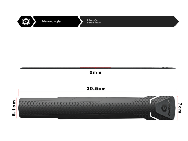 2 Pcs Red Durable Bicycle Frame Down Tube Protector Sticker  - Anti-Scratch Guard for MTB & Road Bikes