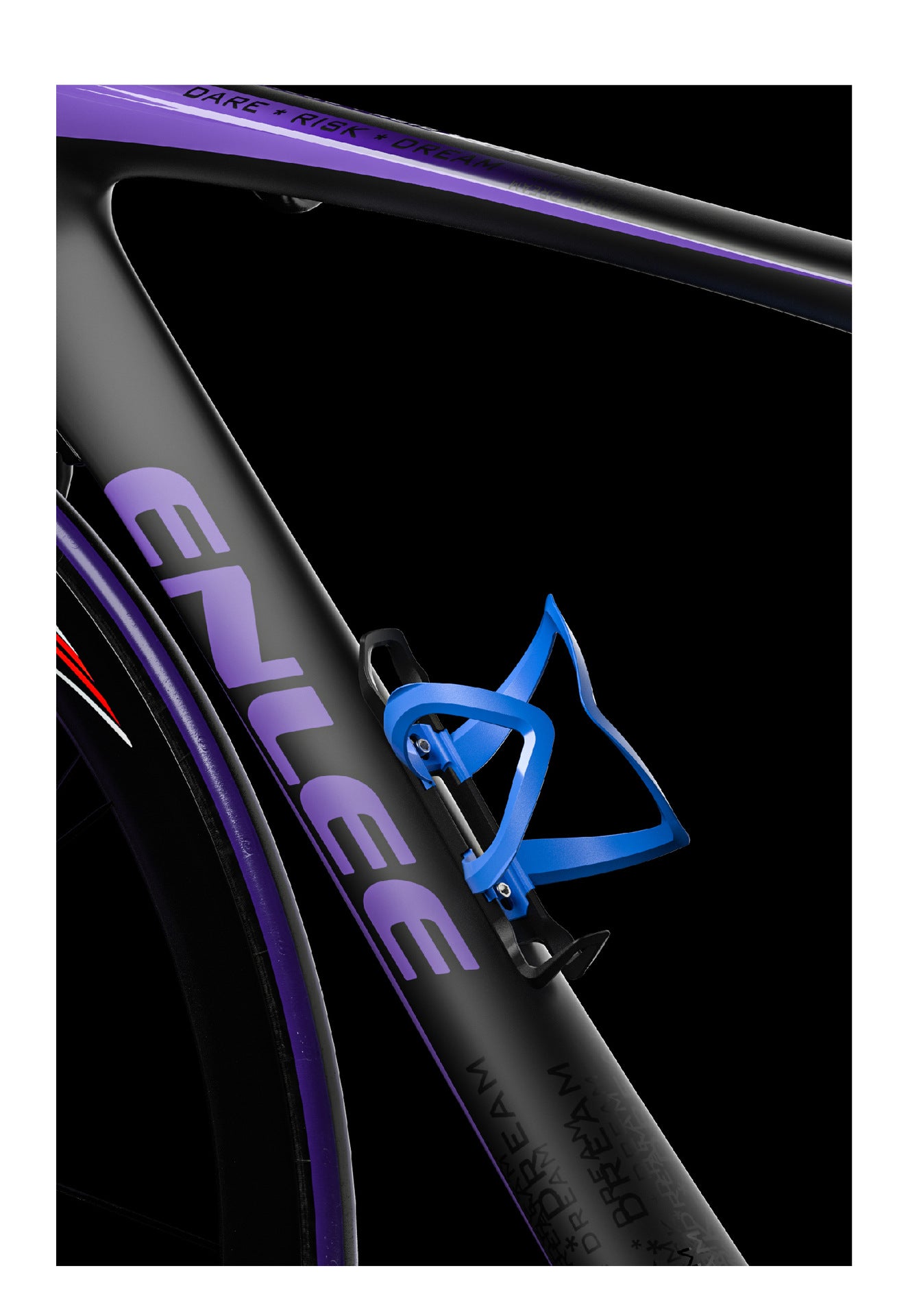 Blue Ultra Lightweight Road & Mountain Bike Water Bottle Cage - 39g Polycarbonate + Glass Fiber, Fits Most Bottles