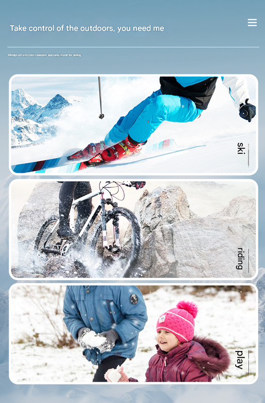 Green Women's Warm Winter Ski Gloves - Waterproof & Windproof Touchscreen Gloves for Snow Sports