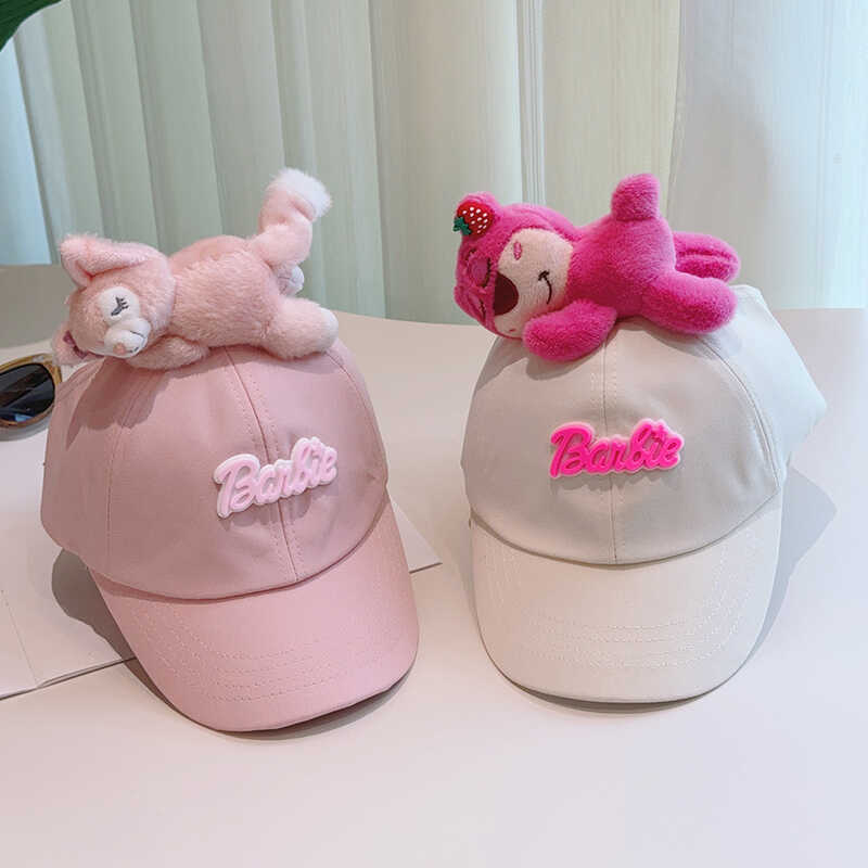 Cute Plush - Decorated Baseball Cap(white)