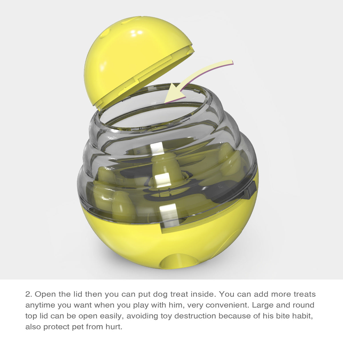 Interactive Dog Puzzle Feeder with Adjustable Food Dispensing Holes(Pink)