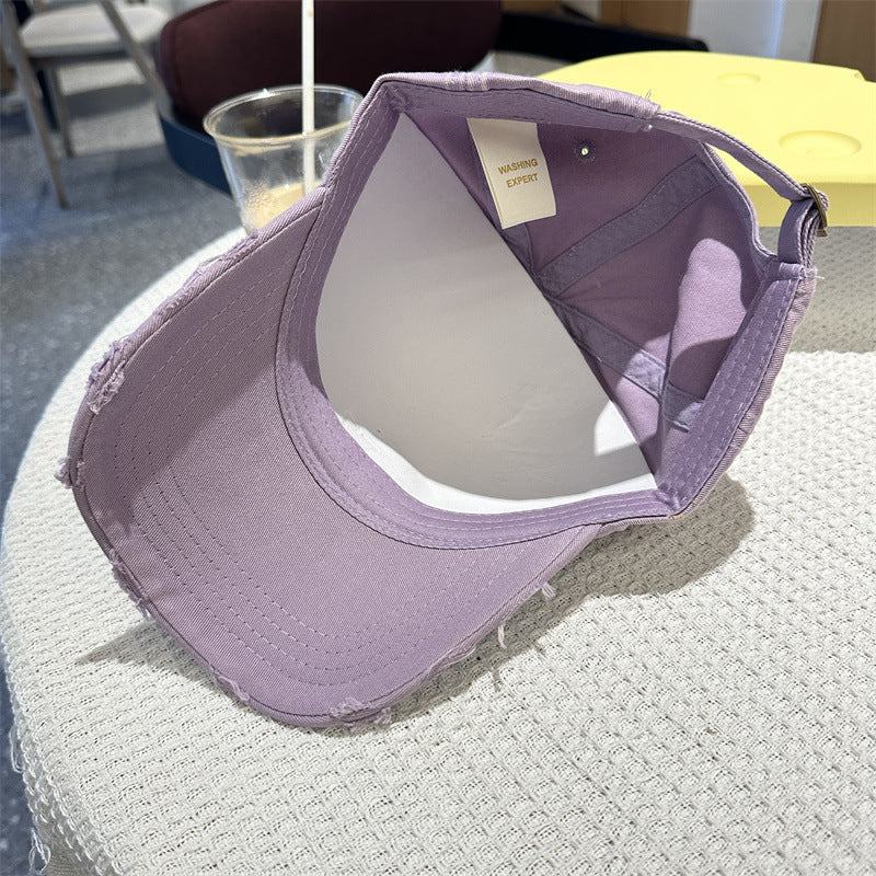 Adorable Cartoon Cat & Stars Baseball Cap - 100% Cotton, Adjustable Fit, Sun Protection(blue)