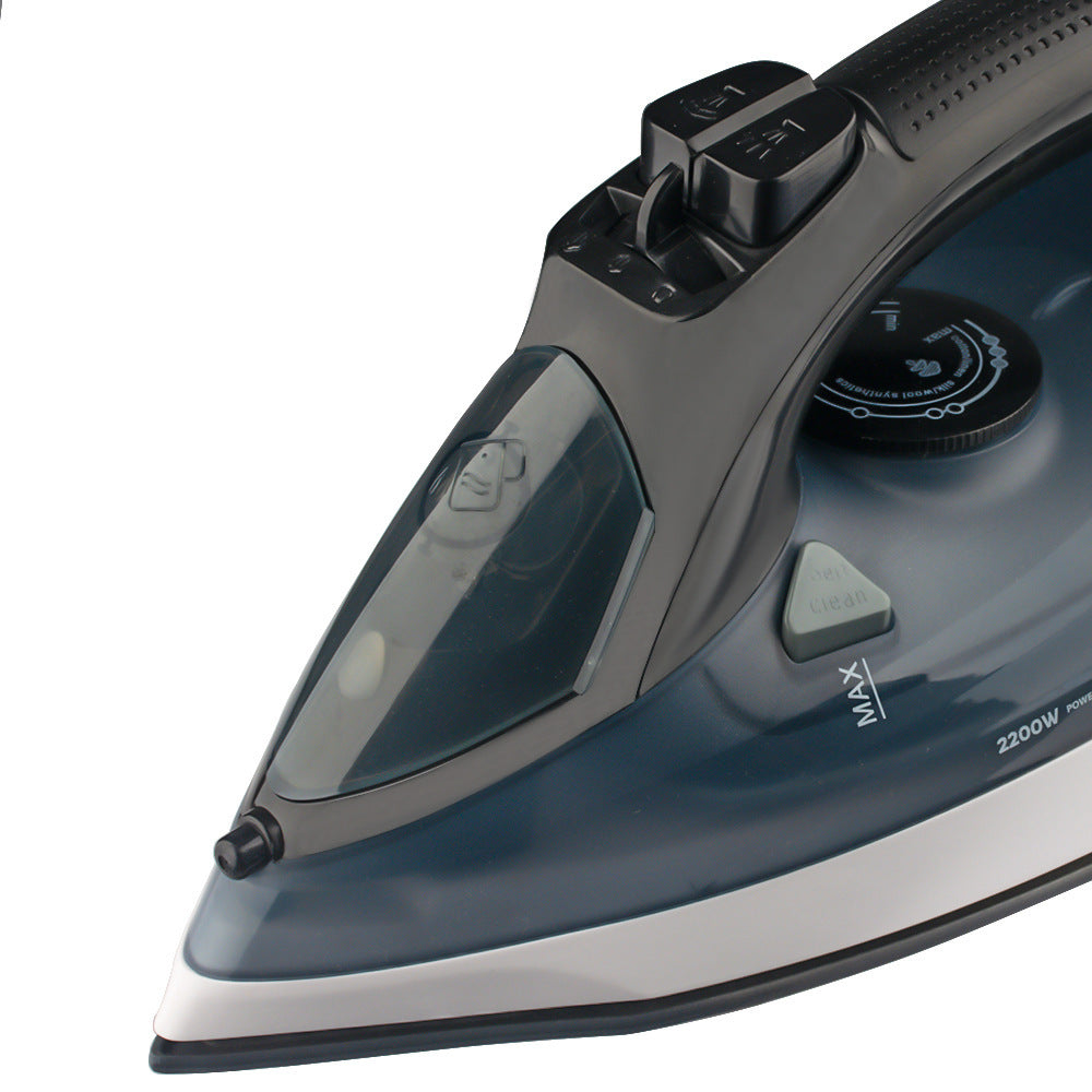 Powerful 2200W Electric Steam Iron with Ceramic Soleplate & Vertical Steam Function(blue)
