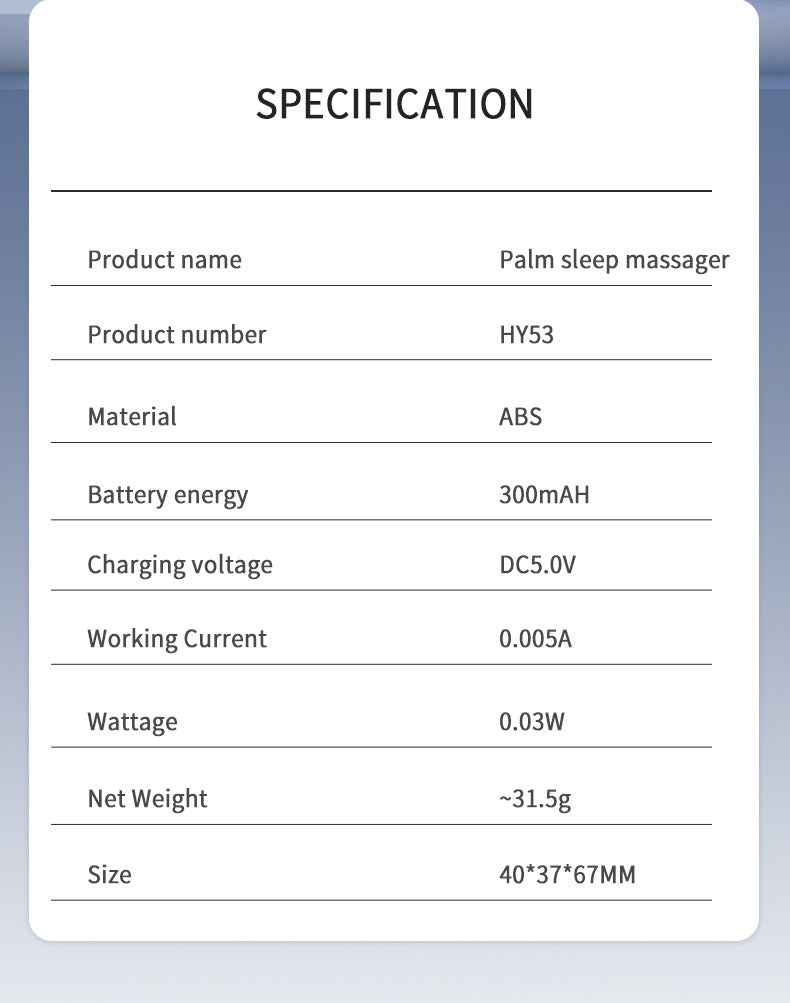 Handheld Microcurrent Sleep Aid Device - USB Rechargeable Pulse Massager for Relaxation & Deep Sleep(green)