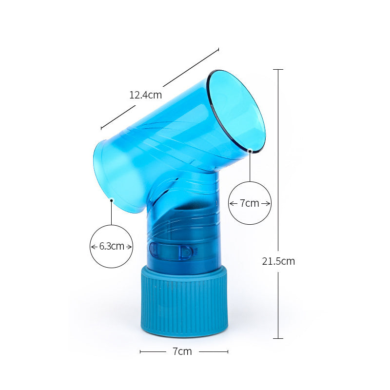Black Wind Spin Hair Curler Diffuser - Universal Hair Dryer Attachment for Effortless Waves and Curls