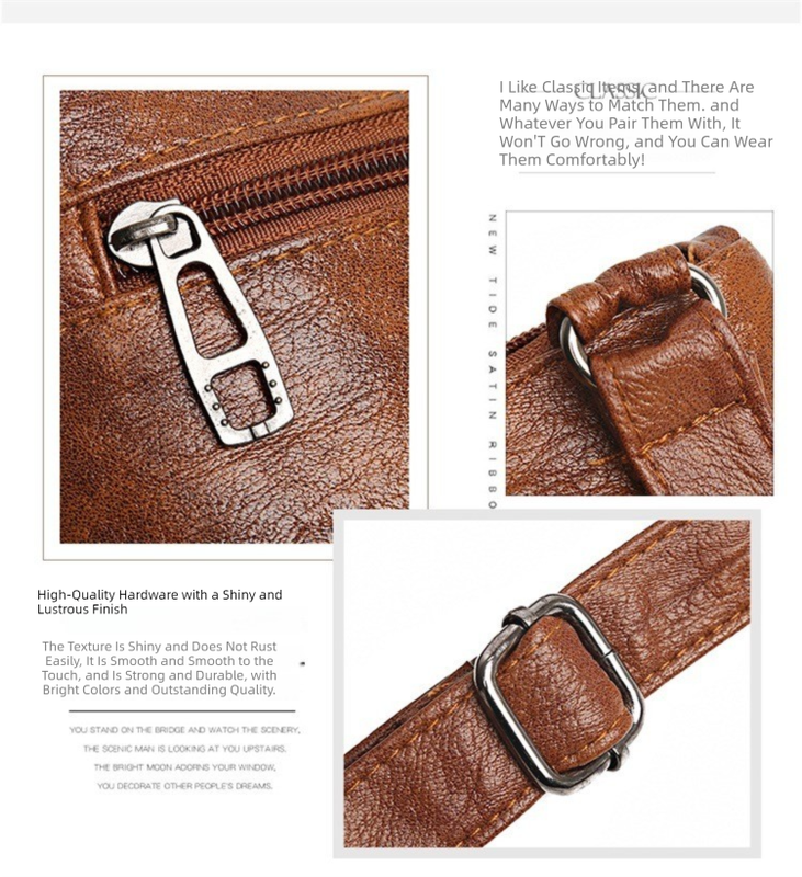 Brown Women's Crossbody Bag Soft PU Leather Shoulder Phone Bag Vintage European Style Small Messenger Purse