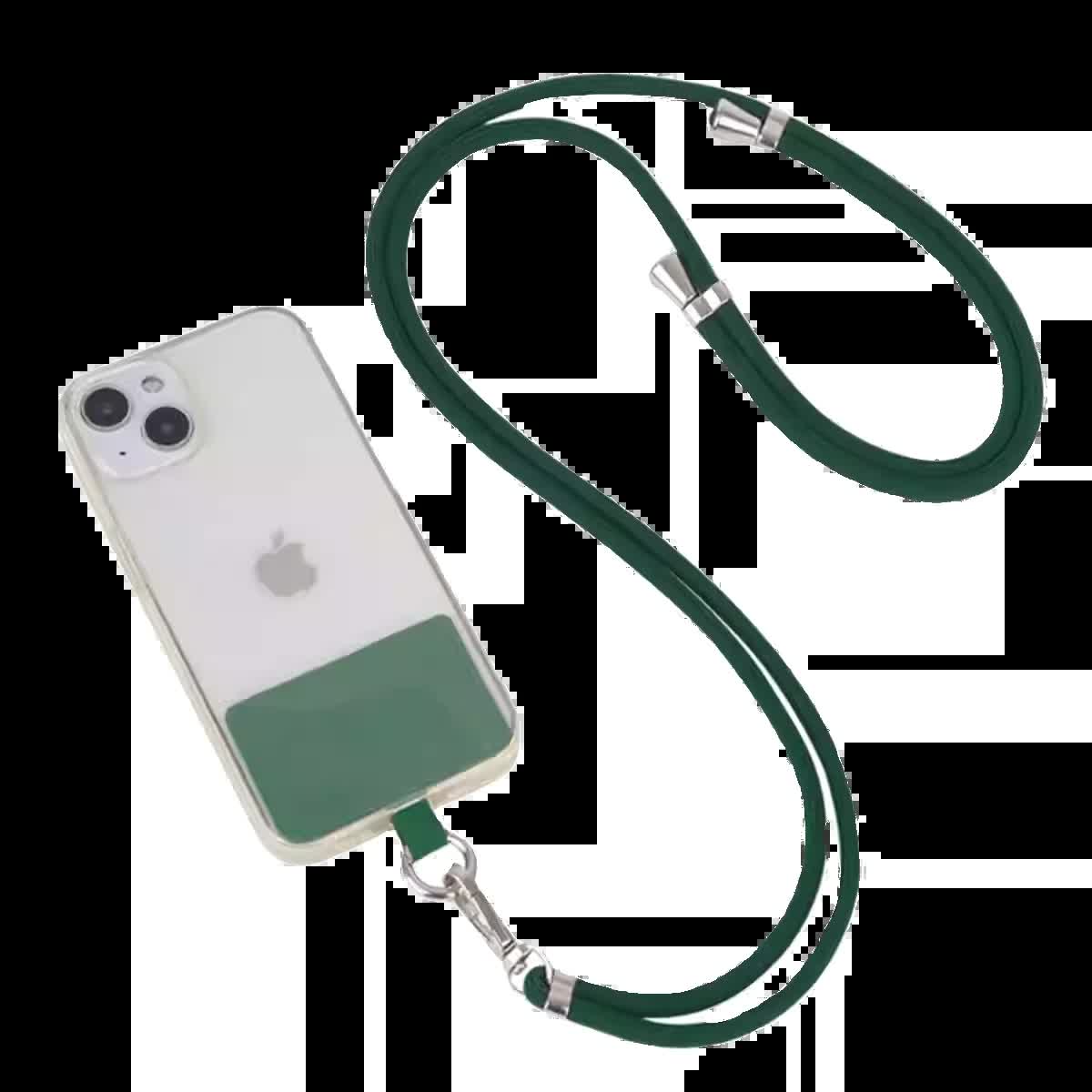 3-Pack Adjustable Wine Red Crossbody Phone Lanyards – Dual Wear Modes, Two-Ways of Hanging,Ultra-Slim 0.6mm Patch