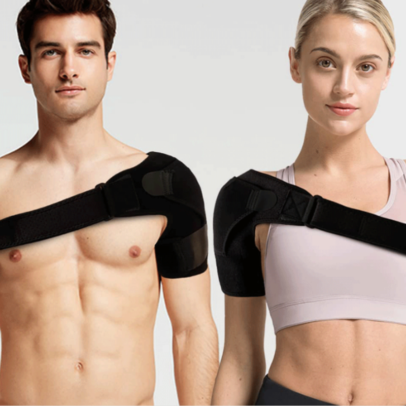 Adjustable Neoprene Sports Shoulder Brace - Compression Support for Dislocation, Strain Prevention, and Injury Recovery