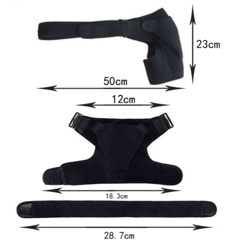 Adjustable Neoprene Sports Shoulder Brace - Compression Support for Dislocation, Strain Prevention, and Injury Recovery