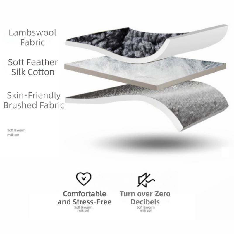 Superior Insulation Grey Dual-Sided Pet Sleeping Mat(40X60CM) for Dogs & Cats - 3D Thickened Support & Durable Wavy Quilting, Reversible Lamb Velvet & Brushed Cotton Bed