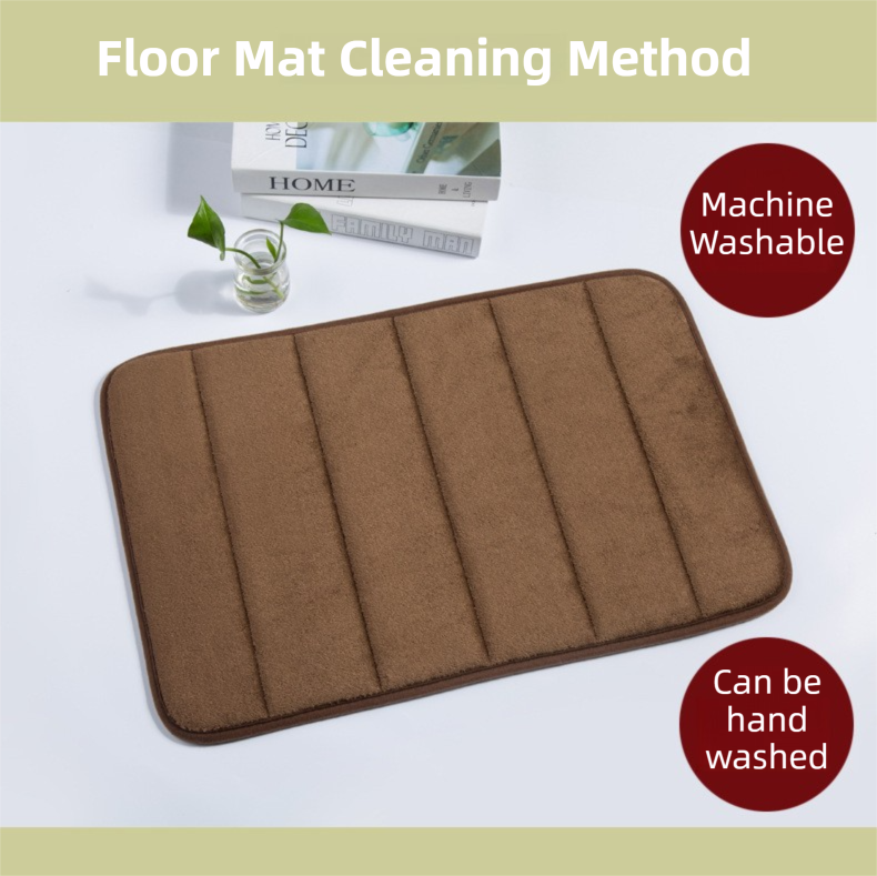 Grey Ultra-Absorbent Non-Slip Thickened Bath Mat(1.8x40x120CM) - Luxurious Durable Soft Floor Rug with Rubber Backing, Hand & Machine Washable Doormat for Bathroom & Entry
