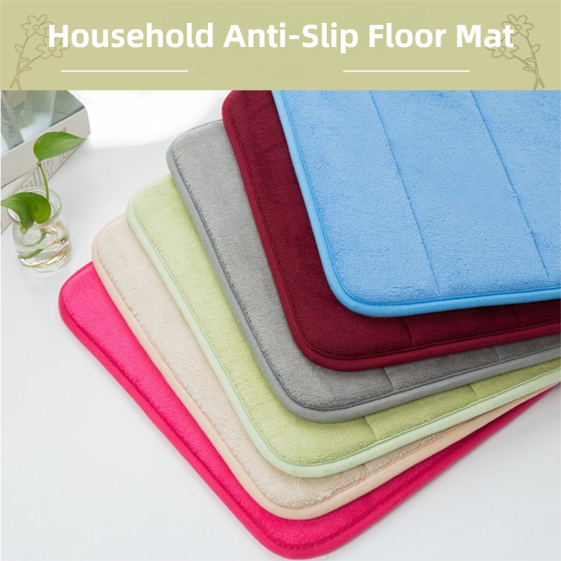 Khaki Ultra-Absorbent Non-Slip Thickened Bath Mat(1.8x40x120CM) - Luxurious Durable Soft Floor Rug with Rubber Backing, Hand & Machine Washable Doormat for Bathroom & Entry