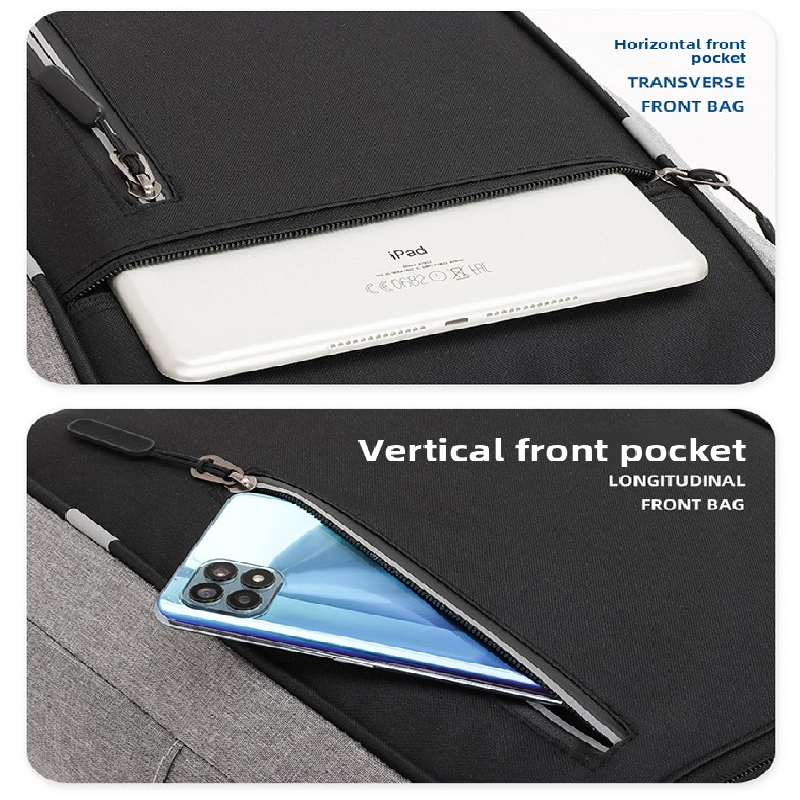 Red 3 Piece Mens Backpack Set with Sling Bag and Pouch USB Charging Port Large Capacity Laptop Daypack Water Resistant Business Travel School Bag