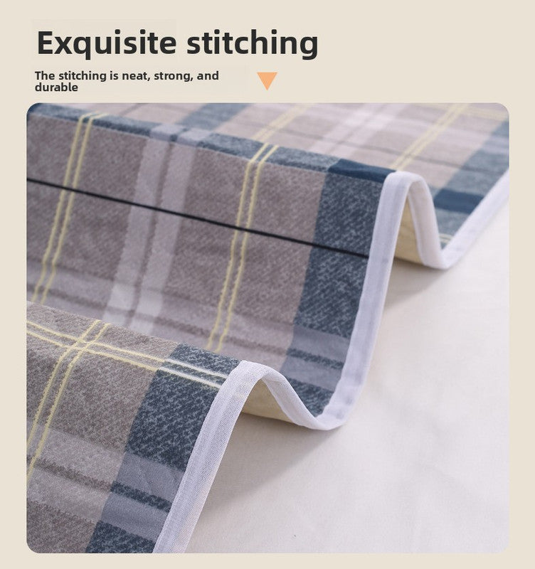 Washable Incontinence Bed Pad 115x200cm Reusable Waterproof Mattress Protector with Non-Slip Backing 4-Layer Absorbent Underpad for Elderly and Adults Smoky gray