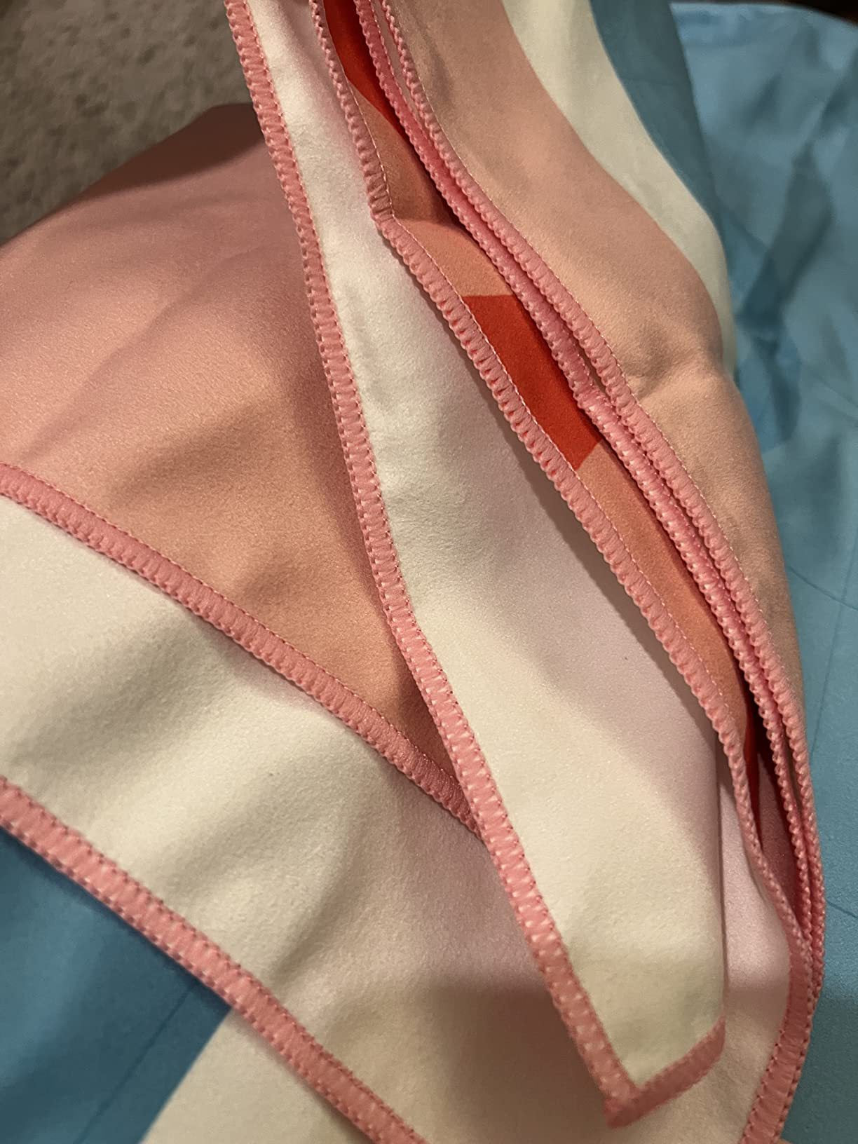 Sand Free Microfibre Beach Towel - Pink Flamingo "Summer" Print Quick Dry Travel Towel 70x150cm(240GSM) - Lightweight Absorbent Bath Sheet for Pool & Holiday