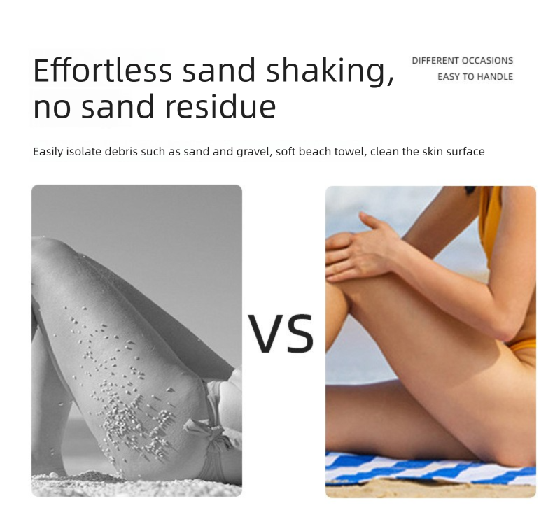 Sand Free Microfibre Beach Towel - Pink Flamingo "Summer" Print Quick Dry Travel Towel 80x160cm - Lightweight Absorbent Bath Sheet for Pool & Holiday