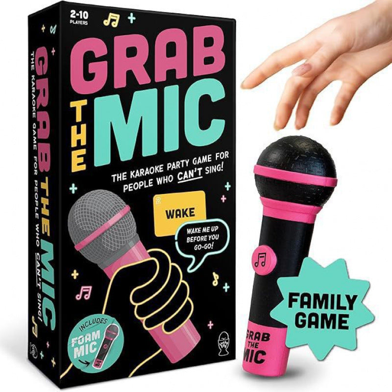 Grab The Mic Music-Party Game - High-Energy Family & Social Interactive Game for All Ages