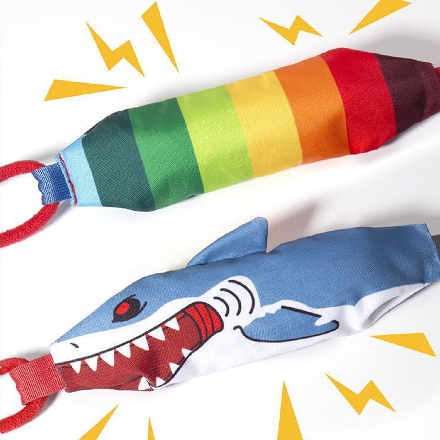 Eagle-shaped Tug-of-War Dog Toy with Suction Cup & Chew Rope Knot - Interactive Squeaky Molar Toy for Puppies & Small Dogs