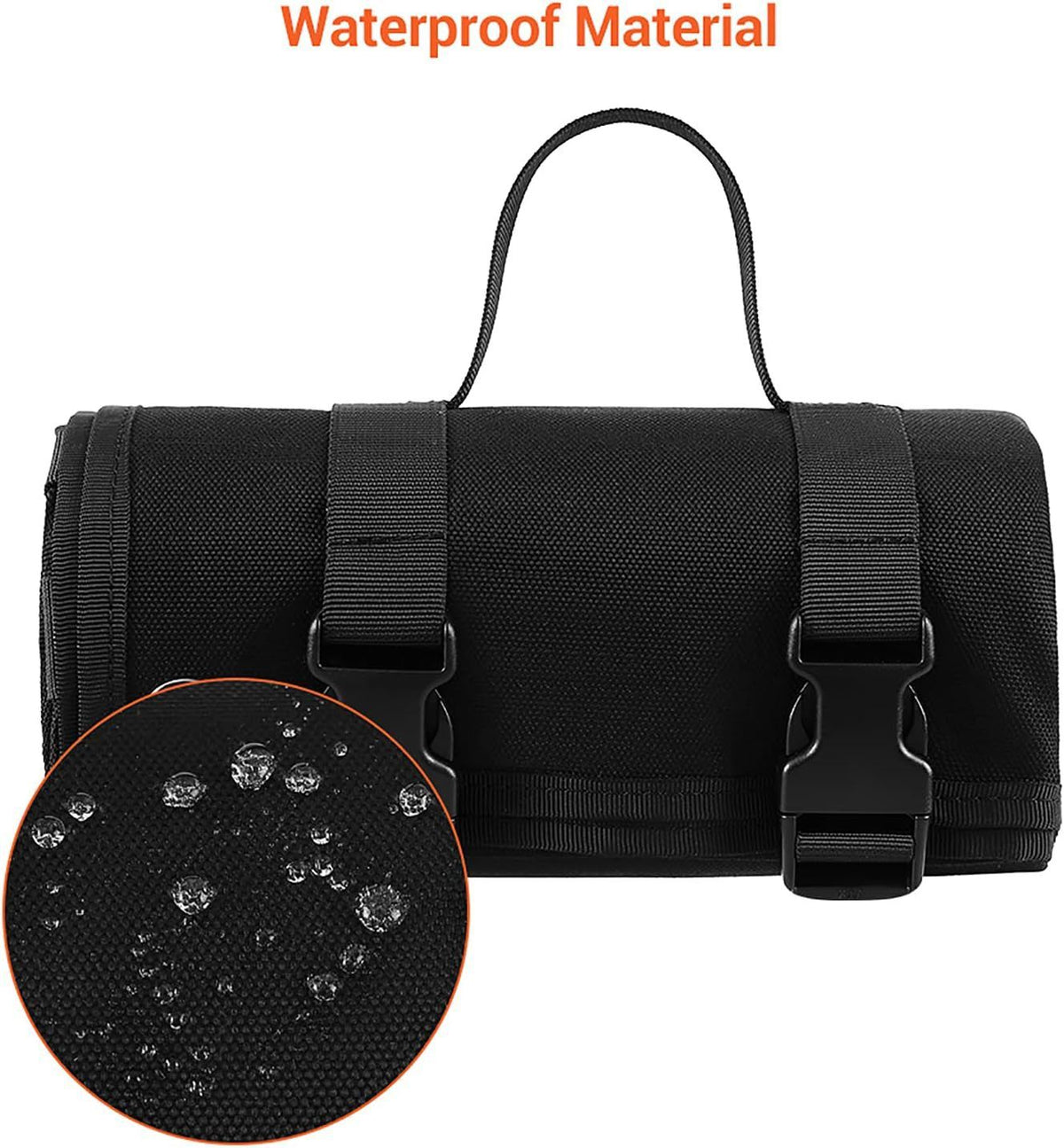200x75CM Khaki Outdoor Tactical Roll-Up Shooting Mat - MOLLE Webbing & Stake Down Eyelets - Portable Waterproof Ground Pad for Field Training, Camping & Picnic