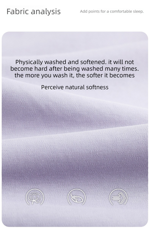 Purple  2XL size Women's Cotton Robe — Autumn/Winter Bathrobe & Morning Gown | Long Sleeve, Mid-Length, Plus Size | Loose, Comfortable, and Machine Washable | Suitable for All Seasons
