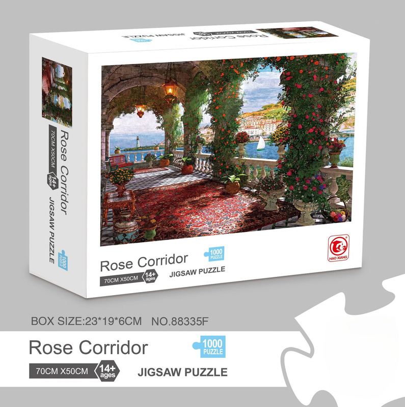 1000 piece  Jigsaw Puzzle for Adults - Landscape Cityscape Art, Premium Quality Paper Cardboard, 70x50cm Finished Size, Stress Relief Brain Game Gift for Ages 14+ 【flower】