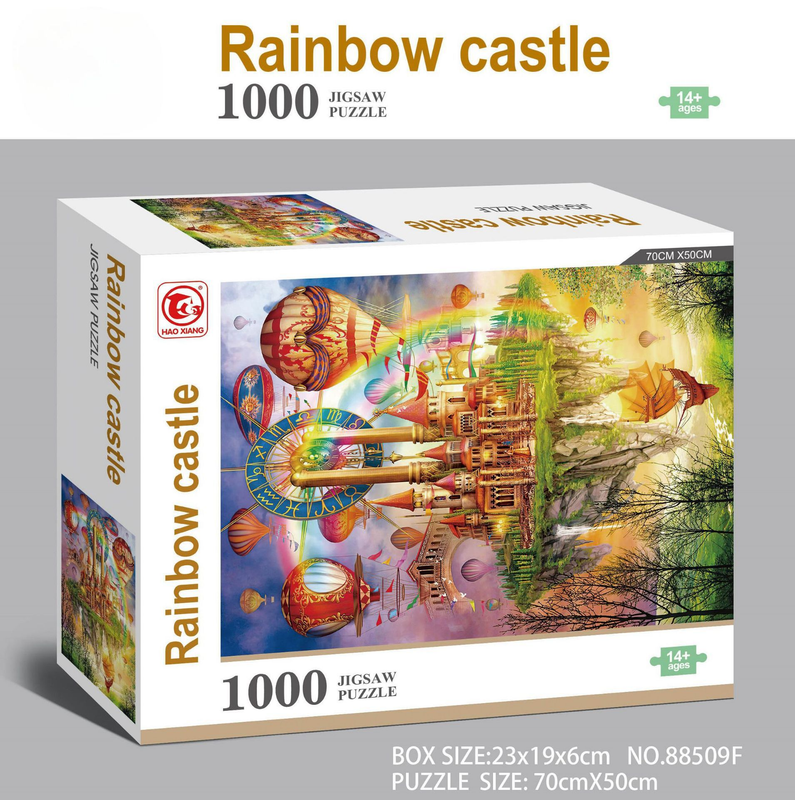 1000 piece  Jigsaw Puzzle for Adults - Landscape Cityscape Art, Premium Quality Paper Cardboard, 70x50cm Finished Size, Stress Relief Brain Game Gift for Ages 14+ 【Aegean Sea】