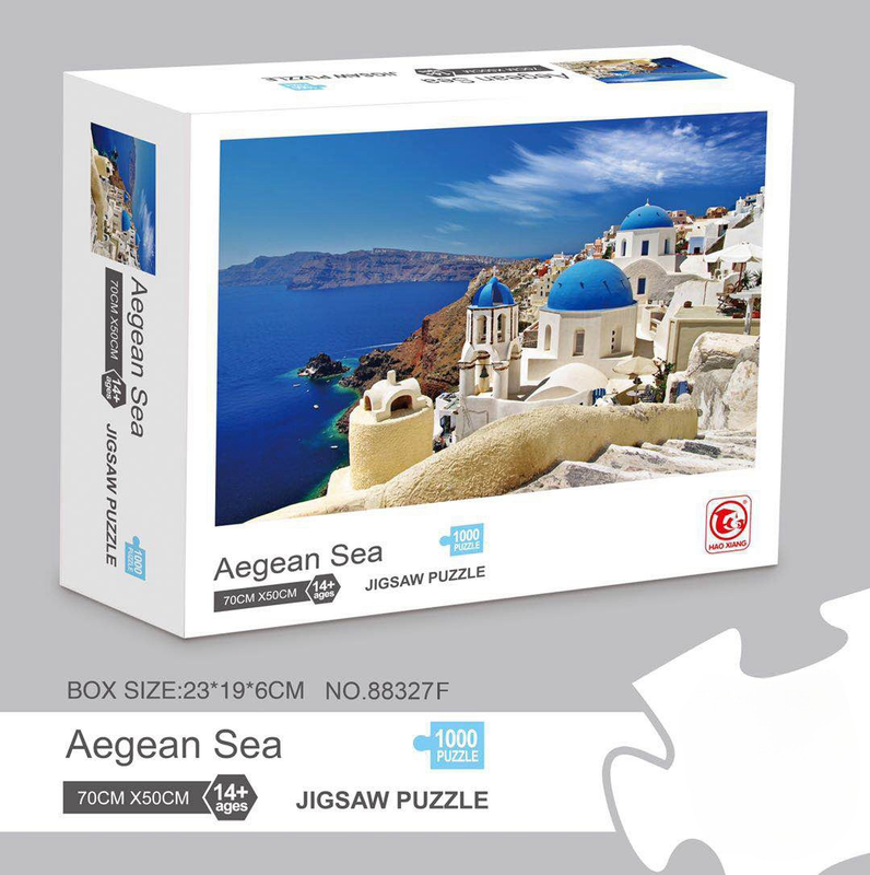 1000 piece  Jigsaw Puzzle for Adults - Landscape Cityscape Art, Premium Quality Paper Cardboard, 70x50cm Finished Size, Stress Relief Brain Game Gift for Ages 14+ 【Meng Lianla】
