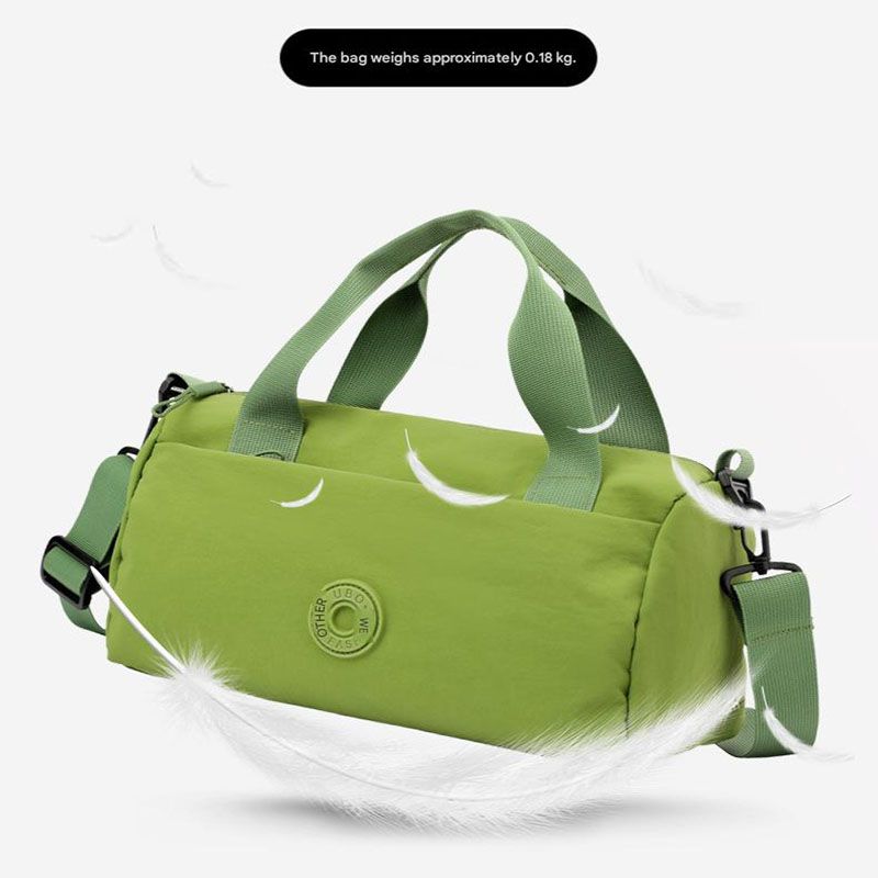Olive green Lightweight Large Capacity Sports Duffel Bag - Portable Crossbody Travel Gym Handbag for Yoga Outdoor Activities